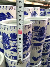 文具禮品景德鎮(zhèn)青花瓷筆筒