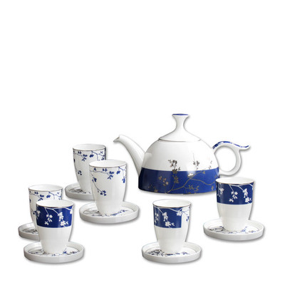 【TangBoYu唐博玉 茶具】TangBoYu/唐博玉骨質瓷月朦朧茶具套裝 陶瓷 高檔禮品 辦公茶具 茶壺 茶杯 水杯 骨瓷送禮佳品 禮品瓷【正品 價格 圖片】 -